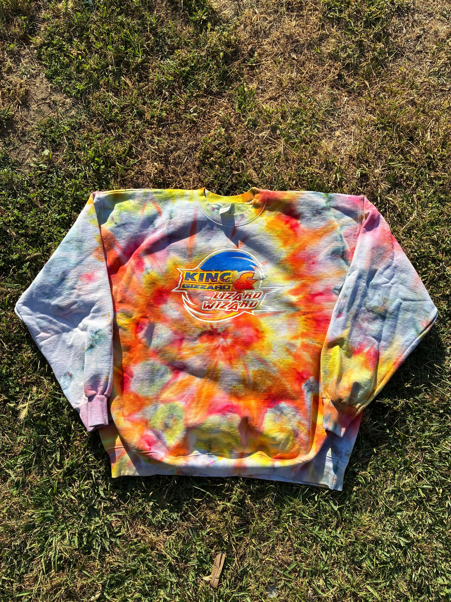 SONIC x KGLW TIE-DYE CREWNECK SWEATER