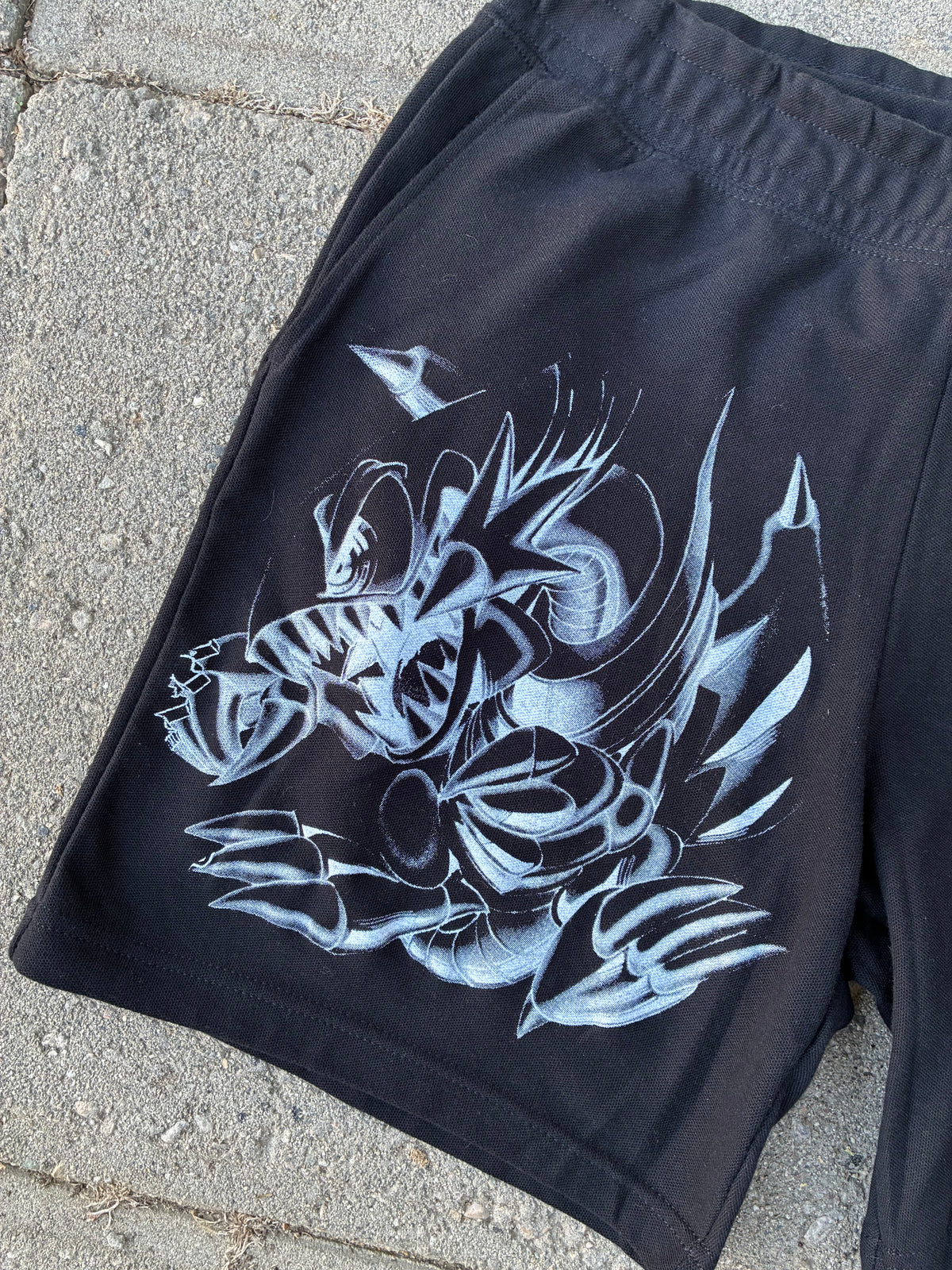 SONIC x BLUE EYES WHITE DRAGON x KGLW SHORTS