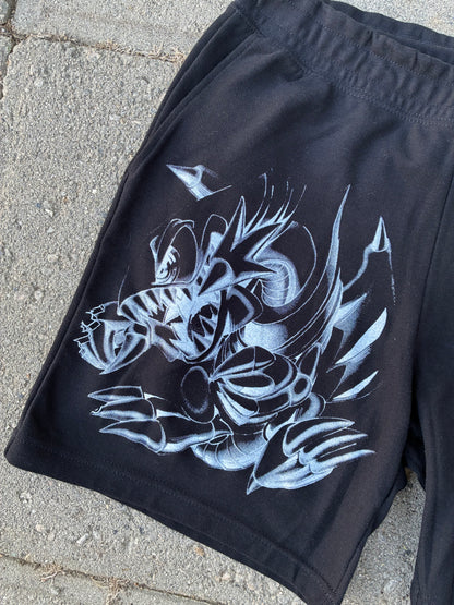 SONIC x BLUE EYES WHITE DRAGON x KGLW SHORTS