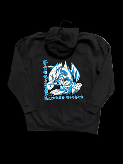 BLUE EYES WHITE DRAGON x KGLW ZIP-UP SWEATER