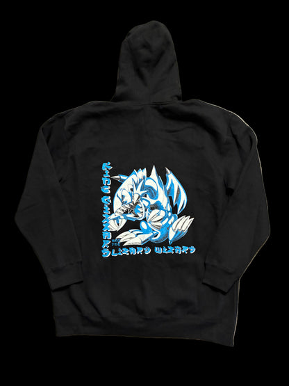 BLUE EYES WHITE DRAGON x KGLW ZIP-UP SWEATER