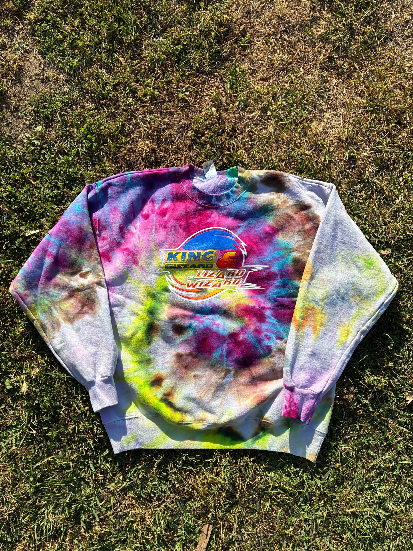 SONIC x KGLW TIE-DYE CREWNECK SWEATER