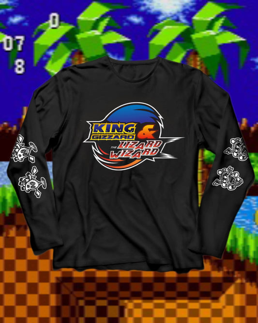 [PREORDER] SONICxSHADOWxCHAO LONGSLEEVE SHIRT <BenBacon x IglooBudsTiedye Collab> | SHIPS SEPTEMBER 15, 2025