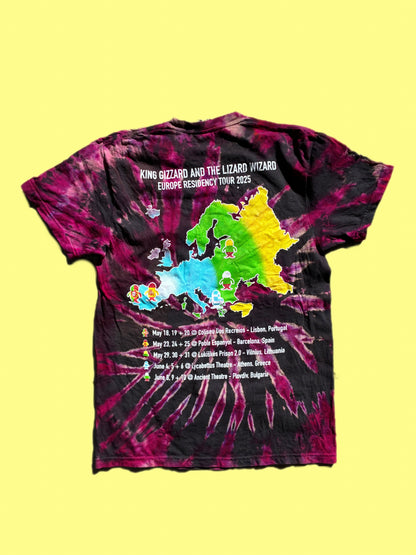 EU TOUR ‘25 by @firelighttroglodyte REVERSE-DYE [SIZE MEDIUM]